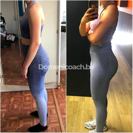 Découvrez la transformation de Krizia grâce à un coach sportif sur Liège unique, Domenicoach